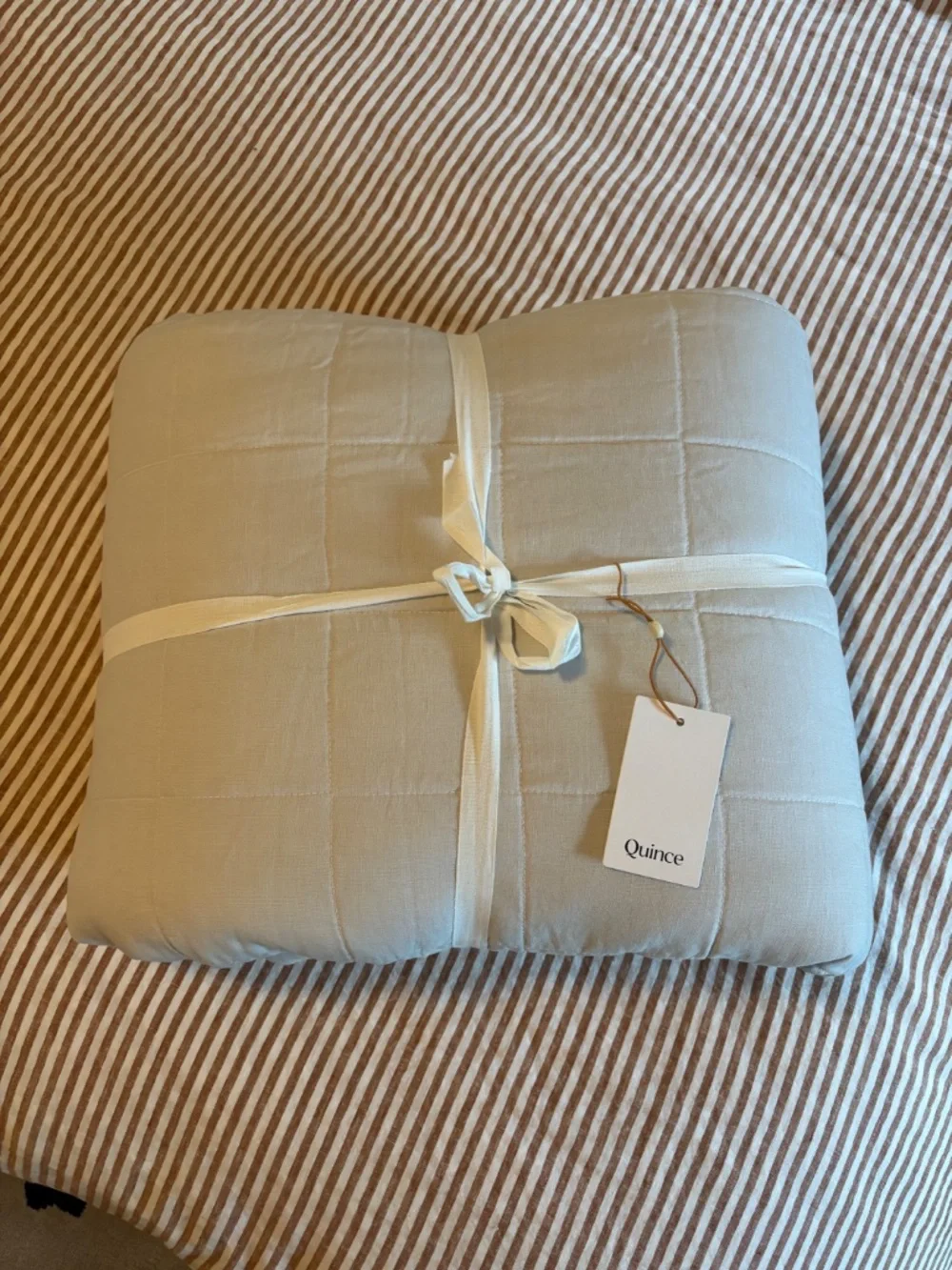 Quince European Linen Box Quilt - King / Cal King